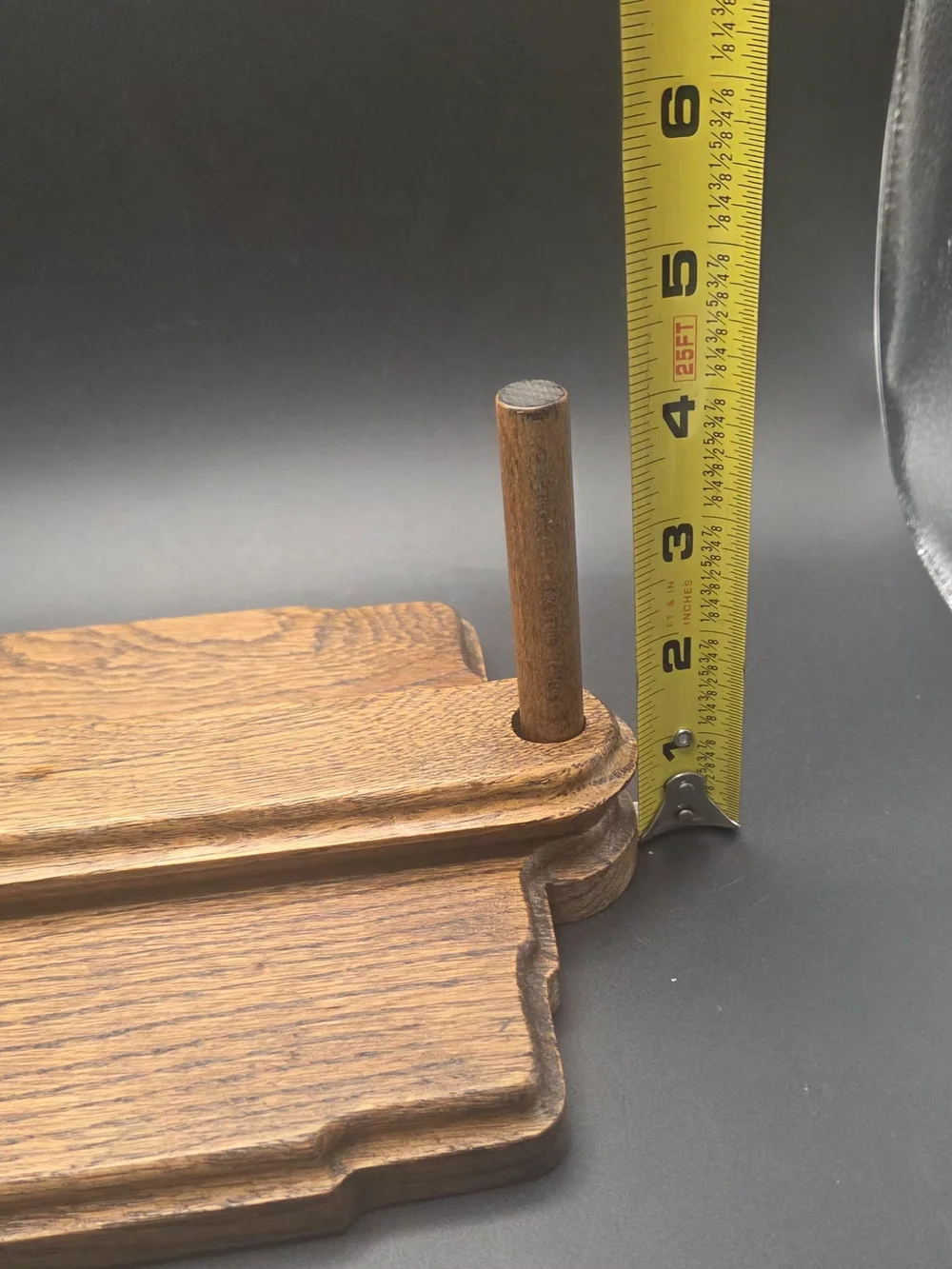 Vintage Napkin Holder Oak Wind Proof Country French Farm
